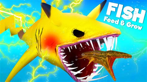 feed n grow|NEW PIKACHU vs PREHISTORIC PROGNATHADON .